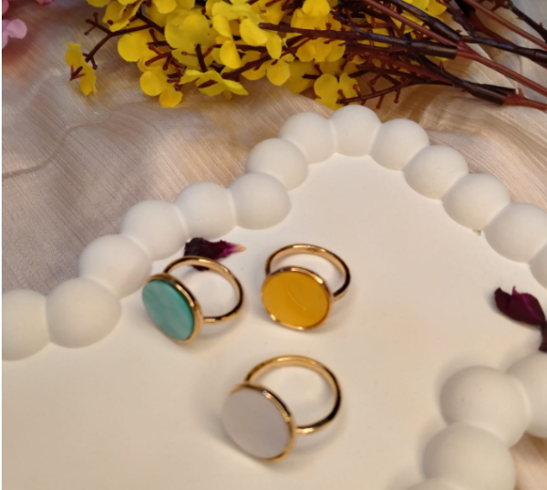 Trendy Round Rings - Image 3