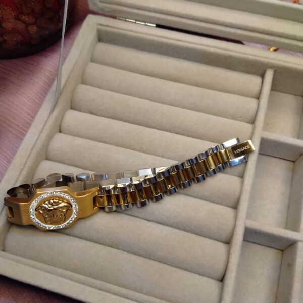 Versace Dual Tone Bracelet - Image 2