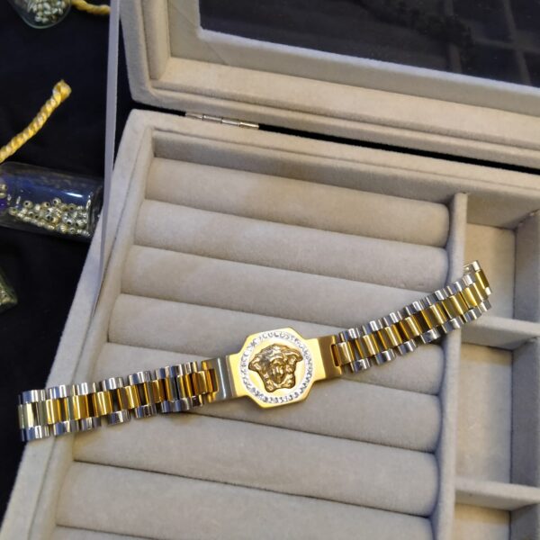 Versace Dual Tone Bracelet - Image 3